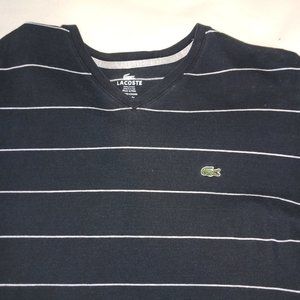 Lacost regular fit size 6 v neck